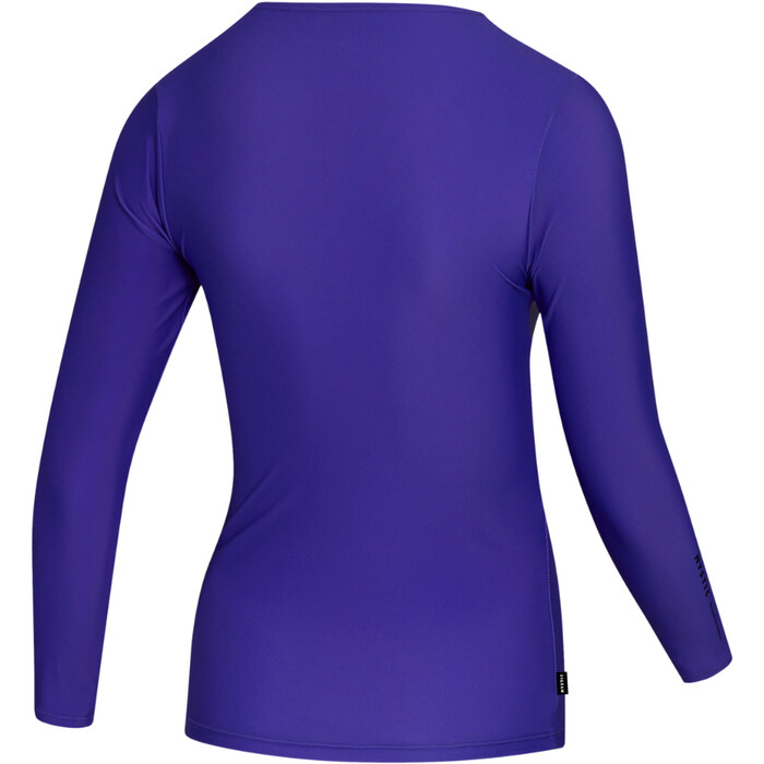 2024 Mystic Womens Star Long Sleeve Rash Vest 35001.240174 - Purple